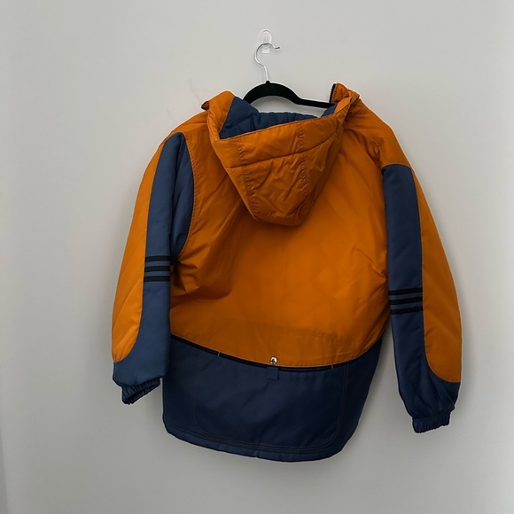 Adidas Vintage Orange and Navy Windbreaker - Picture 3 of 7